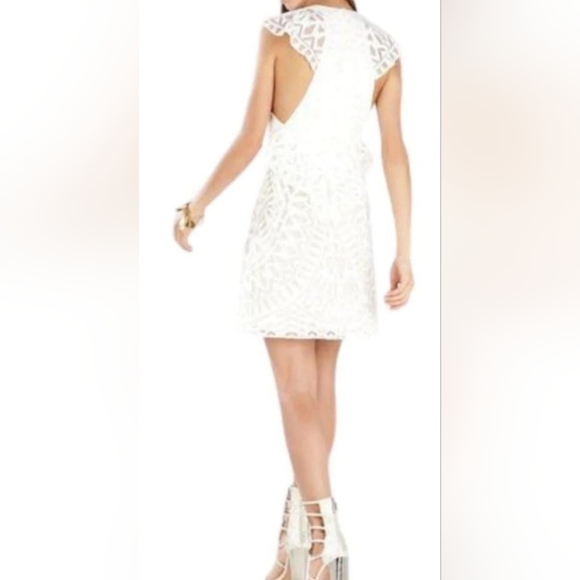 BCBG Jenni Ruffle racer back dress - Picture 6 of 7